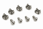 19-inch Kooimoeren Set – Cage Nuts voor Server- en Netwerkkasten
