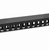 1U Kabelmanagementpaneel met Afdekkap – 19-inch