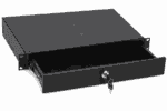 19-inch Afsluitbare Racklade – 2U – 465 mm diep