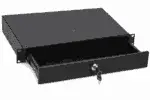 19-inch Afsluitbare Racklade – 2U – 465 mm diep