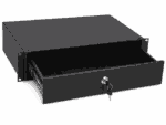 **19-inch Afsluitbare Racklade – 3U– 465 mm diep**