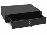 **19-inch Afsluitbare Racklade – 3U– 465 mm diep**
