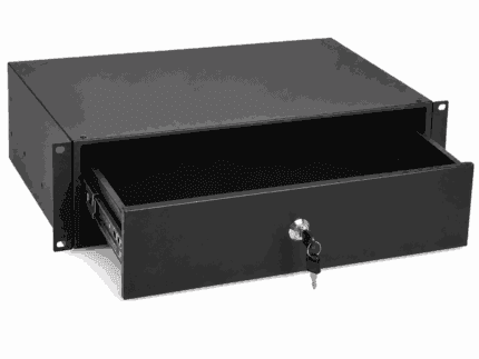 19-inch Afsluitbare Racklade –4U – 465 mm diep