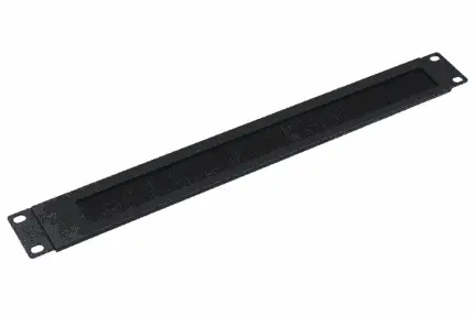 **1U Borstel Kabeldoorvoer – 19-inch Kabelmanagementpaneel met Borstel**