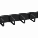 1U Metalen Kabelmanagementpaneel – 19-inch