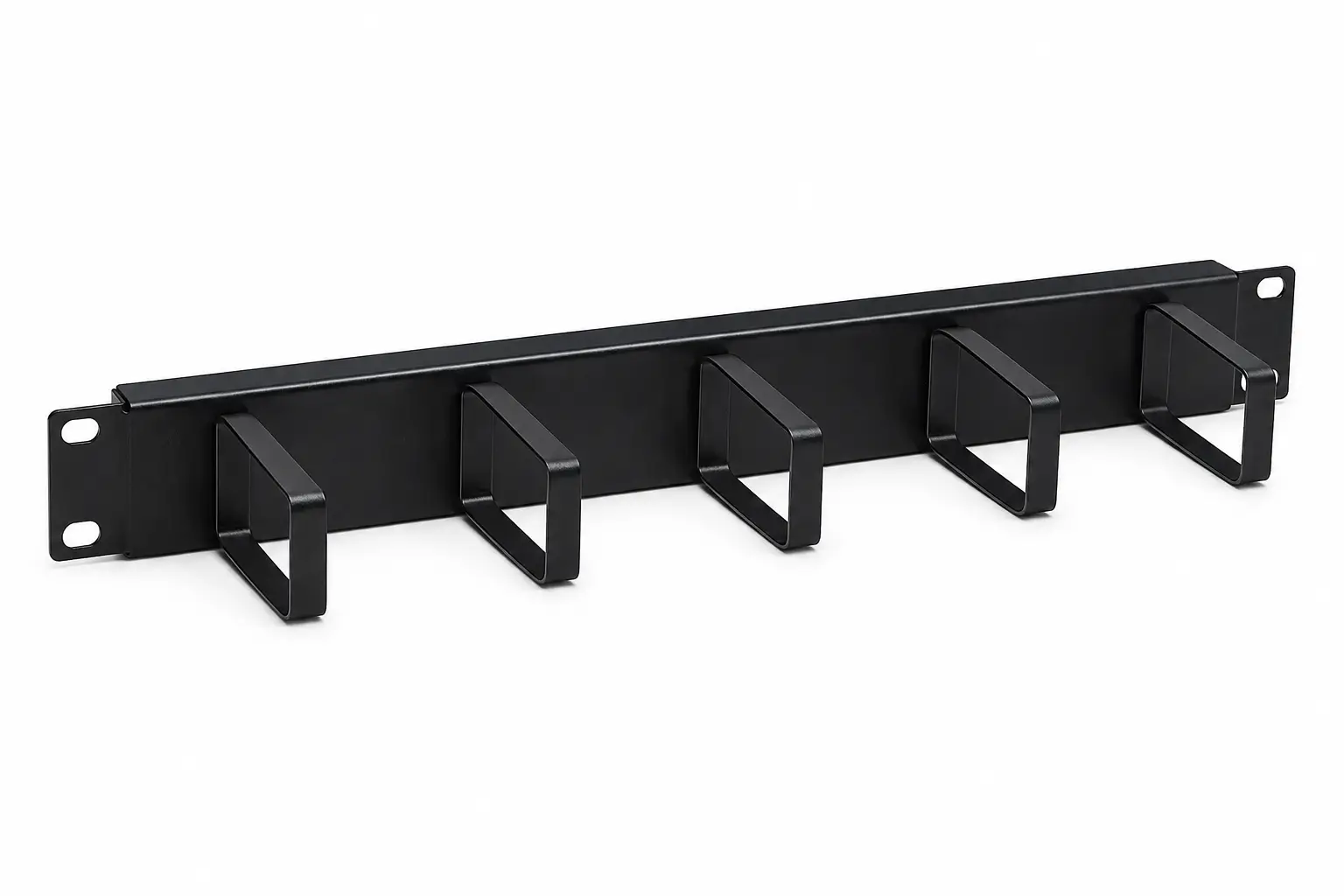 1U Metalen Kabelmanagementpaneel – 19-inch