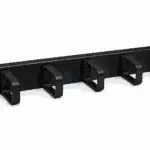 1U Kunststof Kabelmanagementpaneel Rechts – 19-inch