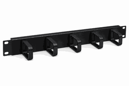 1U Kunststof Kabelmanagementpaneel Rechts – 19-inch