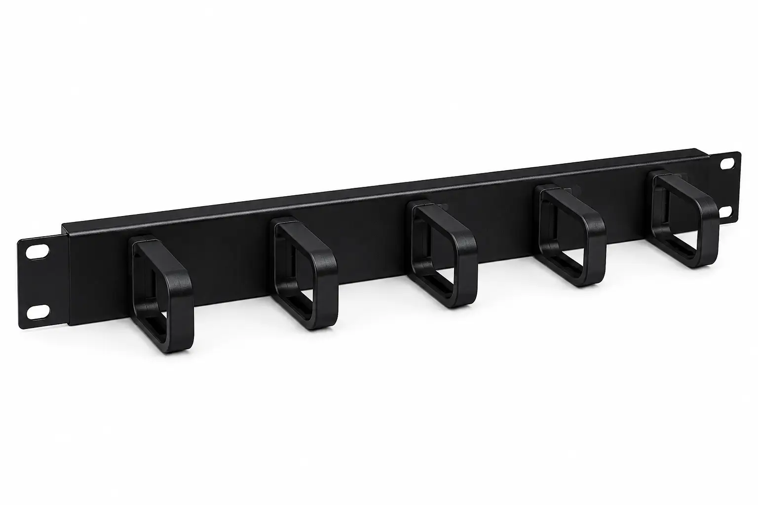 1U Kunststof Kabelmanagementpaneel Rechts – 19-inch