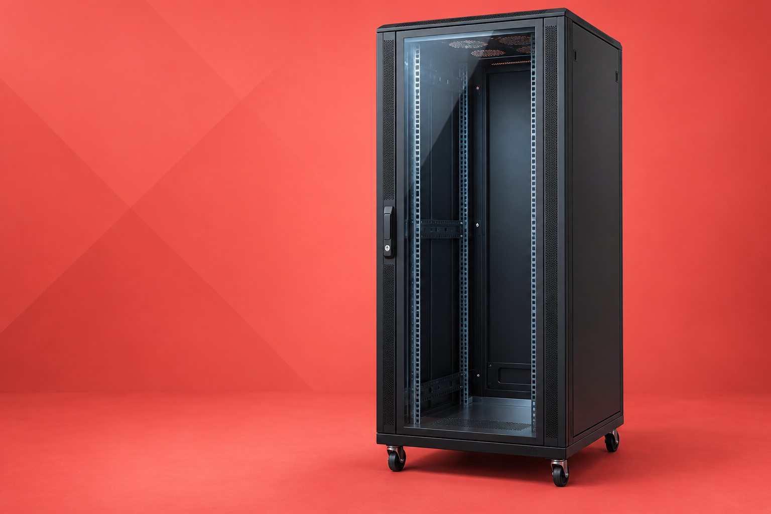 Vrijstaande 19 inch serverkast van ServerkastDirect.nl