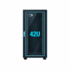 RADA Networks 42U zwarte serverkast, patchkast, 1 — serverkast, patchkast, 19 inch serverkast, 19 inch patchkast, netwerkkast