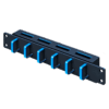 RADA Networks kabelgeleider voor serverkast en patch kast met zes blauwe kabelhaken — serverkast, patch kast