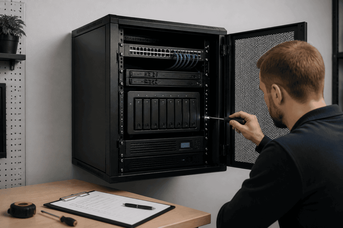 serverkast 600mm diep voor NAS