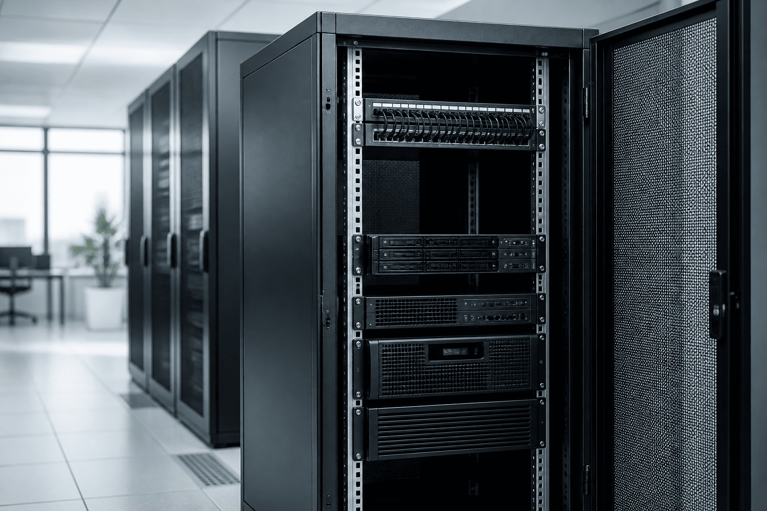 wat is een 19 inch serverkast