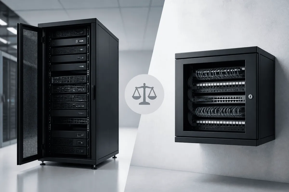 verschil serverkast en patchkast