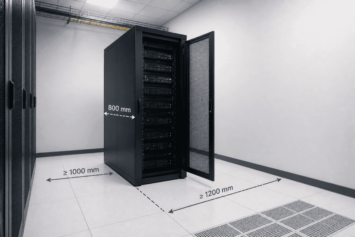 serverkast 800 mm diep ruimte nodig