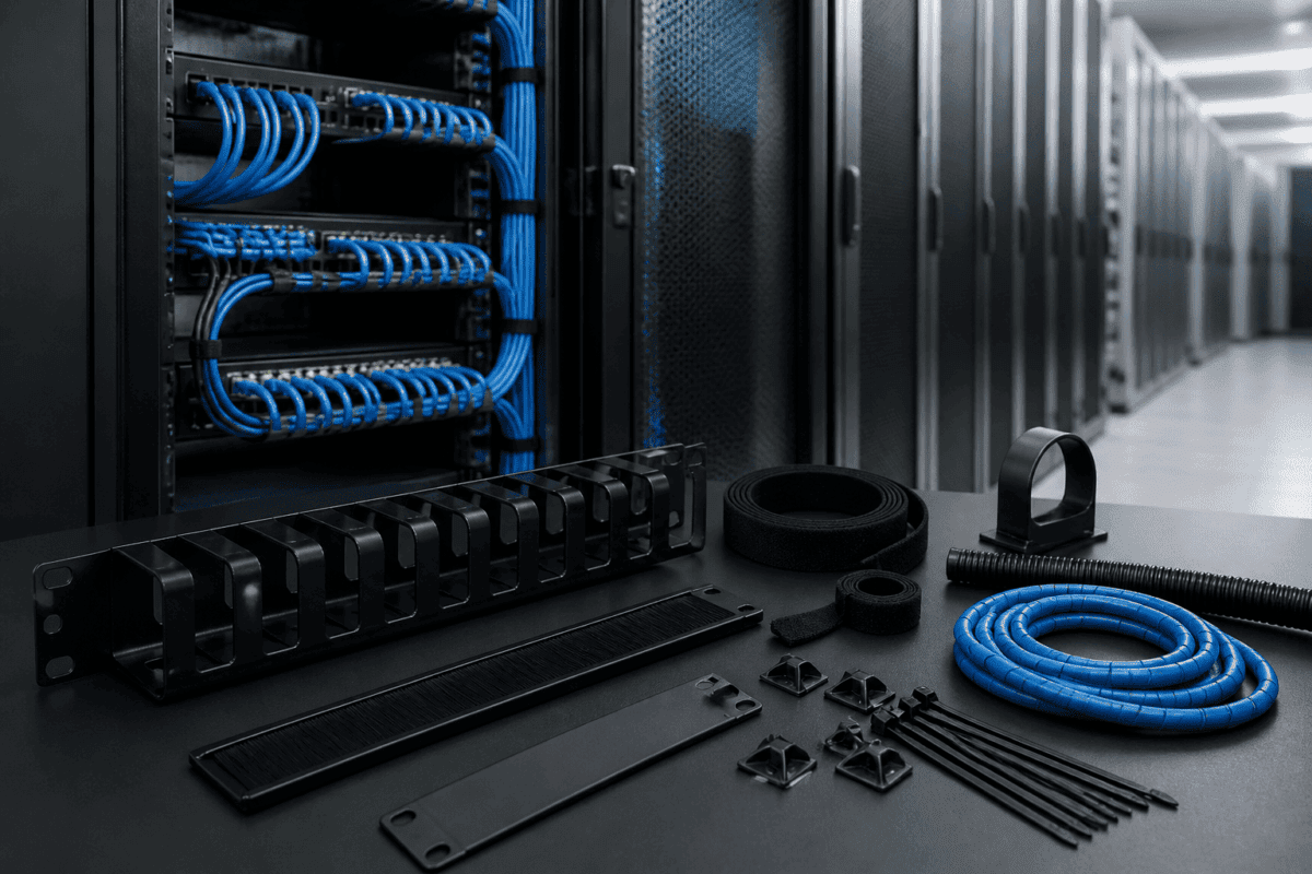RADA Networks kabelmanagementaccessoires in serve — serverkast, patchkast, 19 inch serverkast, 19 inch patchkast, netwerkkast