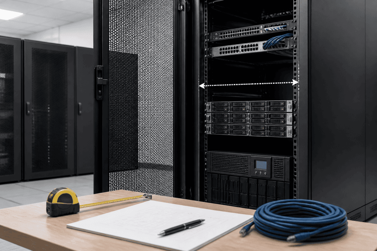 serverkast 1000mm diep